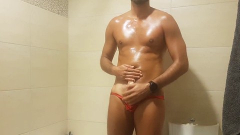 Großer großer schwanz masturbieren, ölige masturbation, großer schwanz HD Gay movie