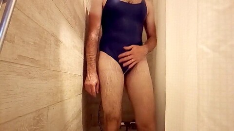 jacking in bikini under shower HD Gay movie
