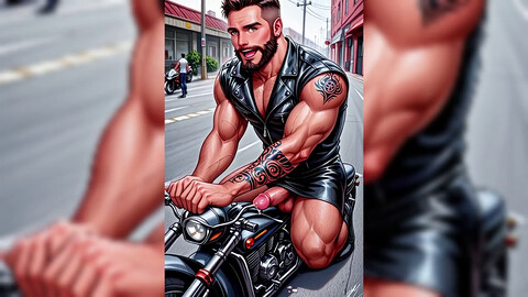 Hottest gay, gay fantasy, gay biker HD Gay movie