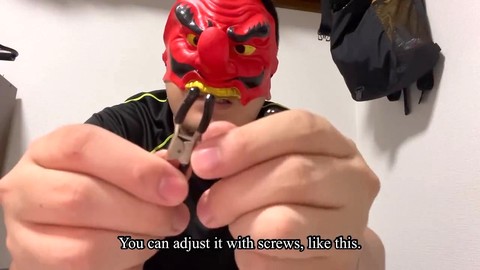 젖꼭지 집게, 뚱남, 국부 보호대 HD Gay movie